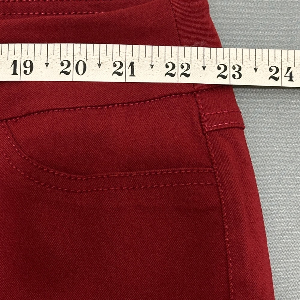 Soft Surroundings Womens Pants Plus 3X Burgundy Pull On Straight Classic Casual - Picture 5 of 13